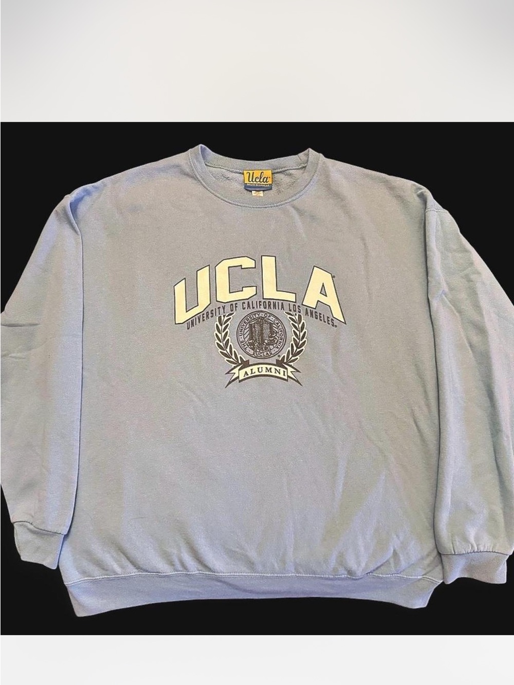 UCLA Alumni Crewneck Sweatshirt, Light Blue, XL, EUC